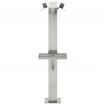 vidaXL Garden Water Column Stainless Steel Square 95 cm