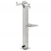 vidaXL Garden Water Column Stainless Steel Square 95 cm