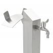 vidaXL Garden Water Column Stainless Steel Square 95 cm