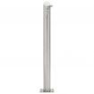 vidaXL Garden Water Column Stainless Steel Round 95 cm