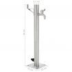 vidaXL Garden Water Column Stainless Steel Round 65 cm