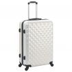 vidaXL Hardcase Trolley Set 3 pcs Bright Silver ABS