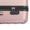 vidaXL Hardcase Trolley Set 3 pcs Rose Gold ABS