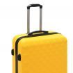 vidaXL Hardcase Trolley Set 3 pcs Yellow ABS