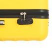 vidaXL Hardcase Trolley Set 3 pcs Yellow ABS