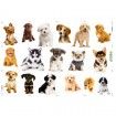 3D Wall Stickers Dogs PVC Self Adhesive Removable DIY Decoration mixed collections