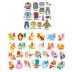 Boys Clothing Label and Alphabet Wall Sticker  Wardrobe Classification Tips Storage Organizing Nursery Room Decor