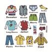 Boys Clothing Label and Alphabet Wall Sticker  Wardrobe Classification Tips Storage Organizing Nursery Room Decor