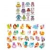 Girls Clothing Label and Alphabet Wall Sticker  Wardrobe Classification Tips Storage Organizing Nursery Room Decor