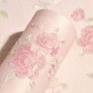 3D Self Adhesive Floral Pattern  Non-Woven Wall Paper 53CMX5M Lt.Pink