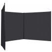 Fence Windscreen HDPE 150x450 cm Anthracite