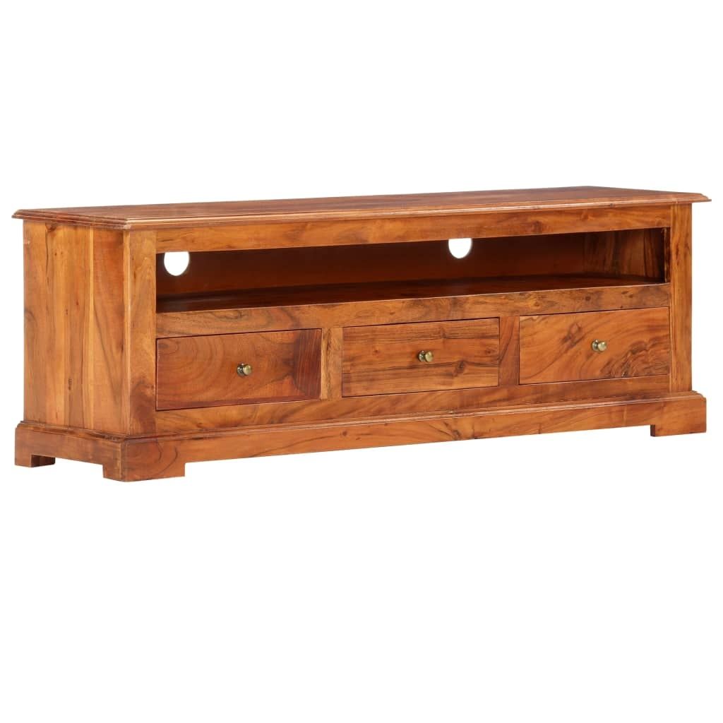 TV Cabinet 120x30x40 cm Solid Acacia Wood