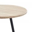 Bar Table Oak 60x107.5 cm MDF