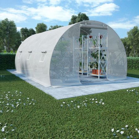 Greenhouse with Steel Foundation 13.5m? 450x300x200 cm