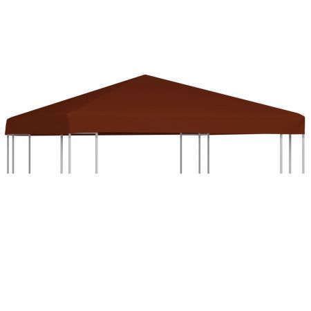 vidaXL Gazebo Top Cover 310 g/cubic metre 3x3 m Terracota