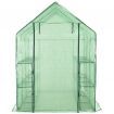 Walk-in Greenhouse with 12 Shelves Steel 143x214x196 cm