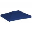 2-Tier Gazebo Top Cover 310 g/m? 4x3 m Blue