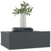 Floating Nightstand Grey 40x30x15 cm Chipboard