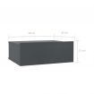 Floating Nightstands 2 pcs Grey 40x30x15 cm Chipboard