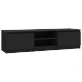TV Cabinet Black 140x40x35.5 cm Chipboard
