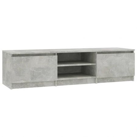 TV Cabinet Concrete Grey 140x40x35.5 cm Chipboard
