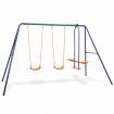 Swing Set with 4 Seats Orange