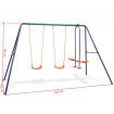 Swing Set with 4 Seats Orange