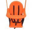 Toddler Swing Set with Safety Harness Orange