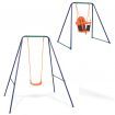 2-in-1 Single Swing and Toddler Swing Orange