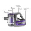 Devanti Handheld Vacuum Cleaner Cordless Roller Brush Head 150W Purple