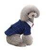 Pet stylish suit bow tie costume