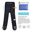 Heating Knee Pads Knee Brace Support Pads Thermal Heat Therapy Wrap Hot Compress Knee Massager for Cramps Arthritis Pain Relief(Black)