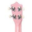 Soprano Ukulele 21 Inch Bundle 4 Strings Musical Instrument w/ Gig Bag Pink Melodic