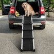 Dog Pet Car Ramp Doggy Stairs Cat Steps Puppy Climbing Ladder for SUV Truck Extra Long Aluminium