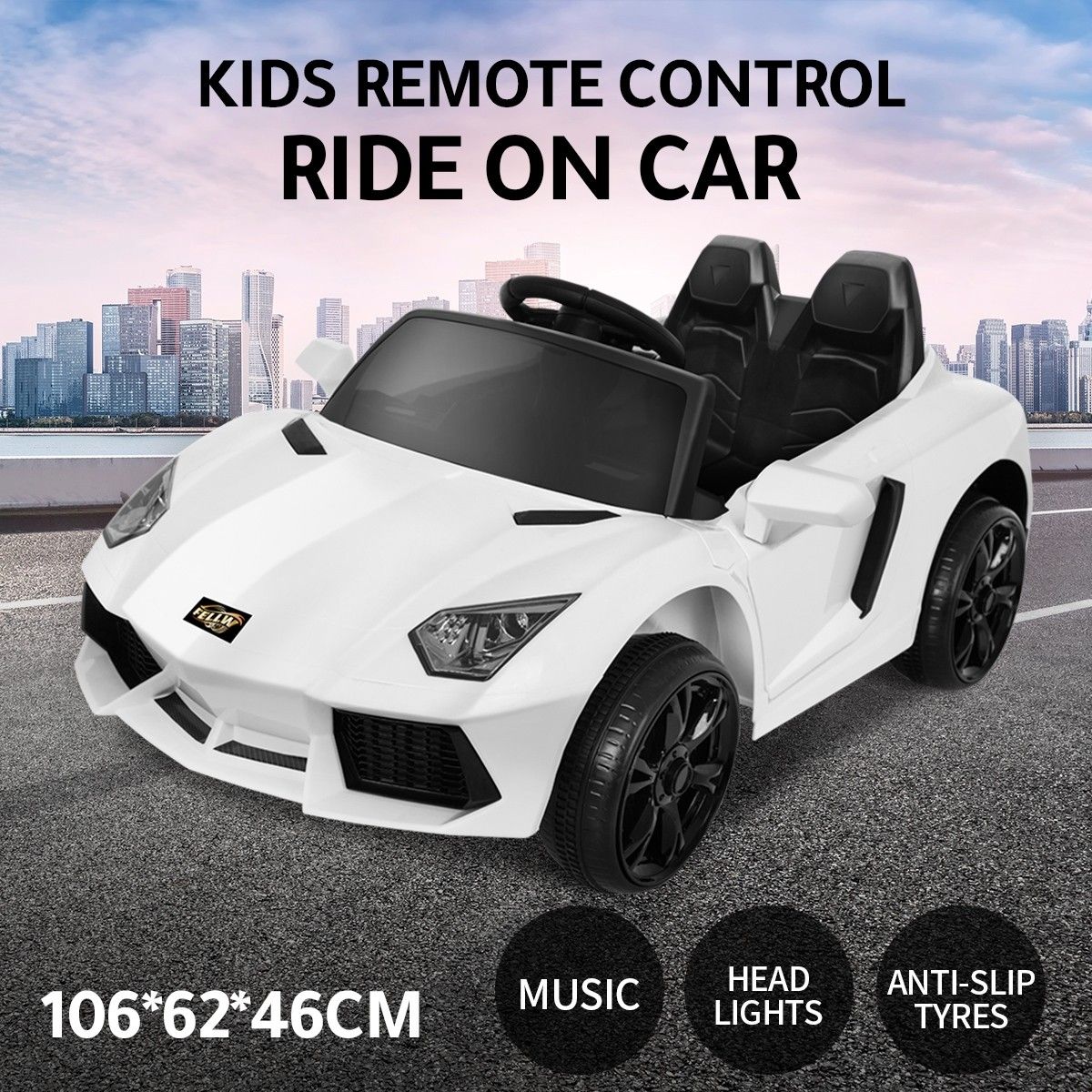 Children Kids Electric Cars 12V Ride on Toys w/ 2.4G Remote Control 