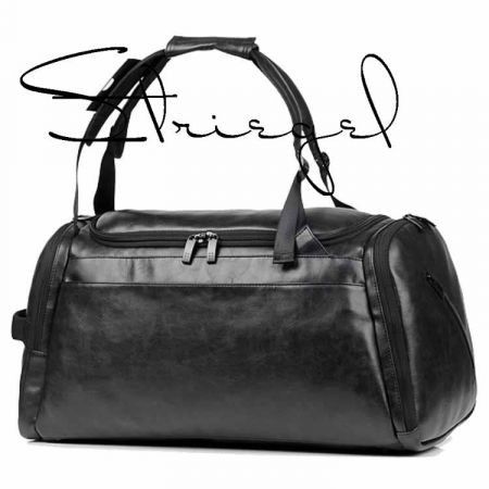 pu leather duffle bag