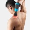 Smart Touching Massage Gun Percussion Massager Muscle Vibration Relaxing Therapy Deep Tissue Massage USB Charging(Blue)