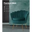 Artiss Armchair Velvet Green Callista