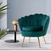 Artiss Armchair Velvet Green Callista