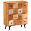 Chest of Drawers 60x30x75 cm Solid Acacia Wood