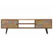 TV Cabinet 140x30x40 cm Solid Acacia Wood