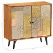 Sideboard 80x30x75 cm Solid Acacia Wood