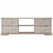 TV Cabinet 120x30x40 cm Solid Acacia Wood