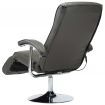 Massage Chair Cream Grey Faux Leather