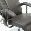 Massage Chair Cream Grey Faux Leather