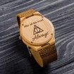 Striegel Design Your Own   Photo and Engrave Wooden watch