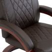 TV Recliner Brown Faux Leather