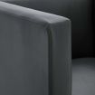 Cube Armchair Grey Faux Leather