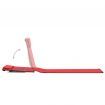 Folding Beach Mats 2 pcs Steel and Fabric Red