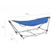 Hammock with Foldable Stand Blue